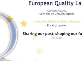 El CEIP Bec de L’Àguila, distinguido con el sello de calidad europeo