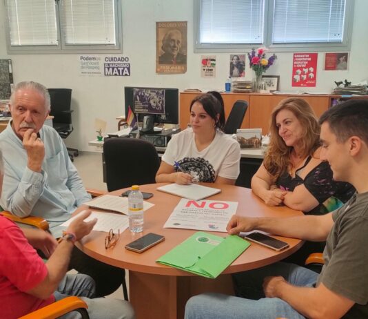 Esquerra Unida–Podem traslada a los hosteleros su rechazo a la ordenanza fiscal de terrazas por ser desproporcionada