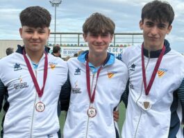 Xavi, Álvaro y Rubén medalla de bronce con la Selección Valenciana en el Campeonato de España Autonómico Sub18 de Hockey Hierba