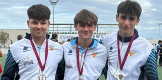 Xavi, Álvaro y Rubén medalla de bronce con la Selección Valenciana en el Campeonato de España Autonómico Sub18 de Hockey Hierba