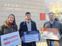 Compromís presenta la campaña IM-PACIENTS en Sant Vicent