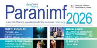 Llega la nueva programación de Artes Escénicas Paranimf de la UA con dieciséis propuestas de febrero a junio