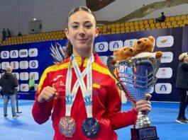 Rocío Castro, subcampeona de Europa por equipos y bronce individual en kárate
