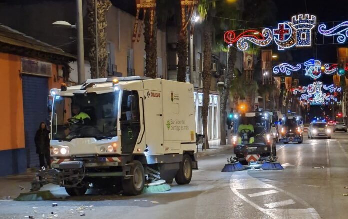 Imagen Limpieza calles en fiestas