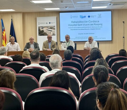 Los Hospitales Doctor Balmis y San Vicente del Raspeig acercan la rehabilitación cardíaca a la población de San Vicente del Raspeig
