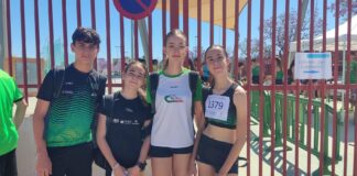 Lluvia de medallas y mejores marcas para atletas del Club Atletismo San Vicente