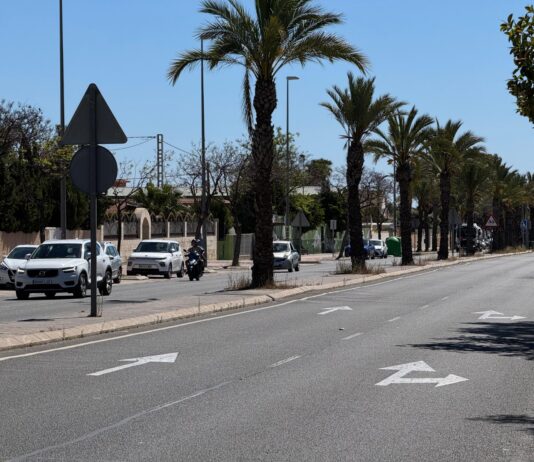 La Generalitat comienza esta semana los trabajos de mejora del firme en la CV-8215 en San Vicente del Raspeig con una inversión de casi 500.000 euros