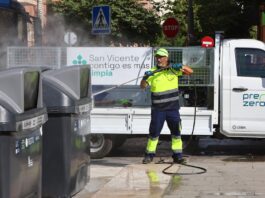 El Ayuntamiento pone en marcha el mayor operativo especial de limpieza de su historia para las Fiestas de Hogueras y Barracas de 2026