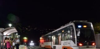 TRAM d’Alacant inicia el viernes, 3 de julio, el servicio nocturno Tramnochador para los fines de semana