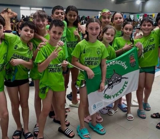 EL CN San Vicente se proclama subcampeón de la liga autonómica benjamín
