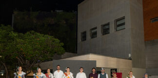 Alejandro López y Eliott García , pregoneros de las fiestas de Fogueres i Barraques 2026