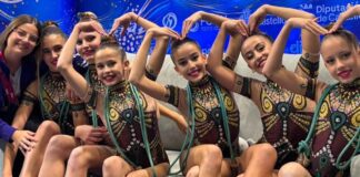 Fin de temporada para el club rítmica San Vicente