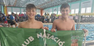 Histórica actuación del Club Natación San Vicente en el Campeonato de España de Cádiz