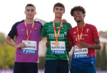 Nicolás Clemente, campeón de España sub20 de salto de altura