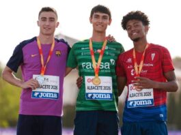 Nicolás Clemente, campeón de España sub20 de salto de altura