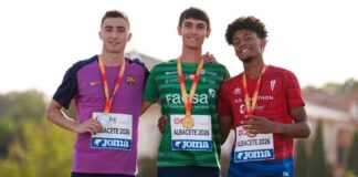 Nicolás Clemente, campeón de España sub20 de salto de altura