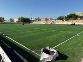 Avanza la sustitución del césped del ‘Ramón Asensi Juan’ y de las pistas de pádel de la ciudad deportiva de San Vicente