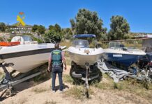 La Guardia Civil destapa un entramado de vehículos robados y recupera un coche, una embarcación y un remolque en San Vicente del Raspeig