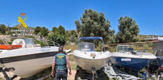 La Guardia Civil destapa un entramado de vehículos robados y recupera un coche, una embarcación y un remolque en San Vicente del Raspeig