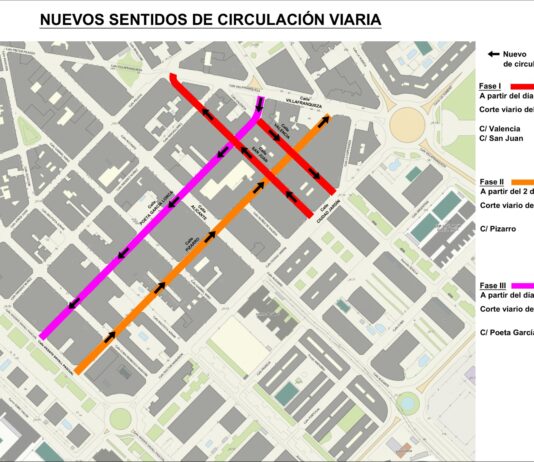 El Ayuntamiento modificará el sentido de circulación de varias calles del entorno de Villafranqueza a partir del 30 de septiembre